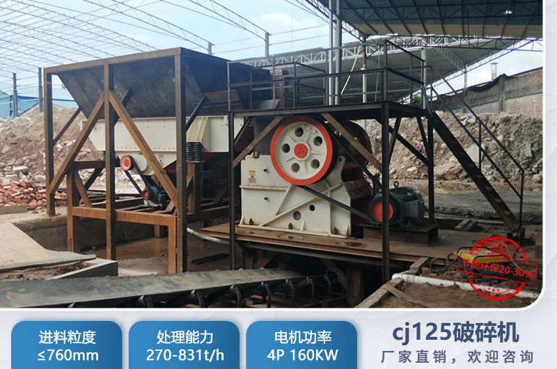 cj125破碎機是多大？參數及價格