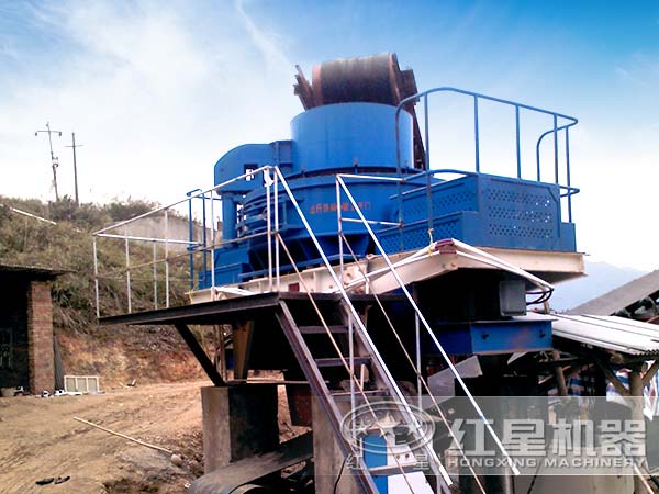 鵝卵石制砂設(shè)備客戶(hù)現(xiàn)場(chǎng)