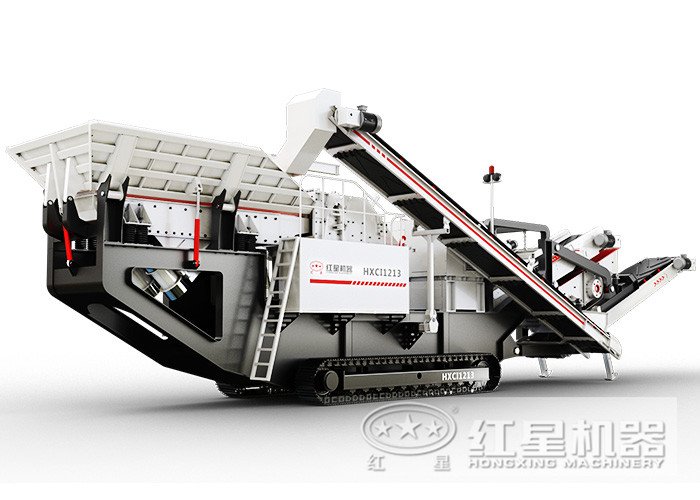 履帶式移動破碎機——履帶液壓驅動，一體化作業效率更高
